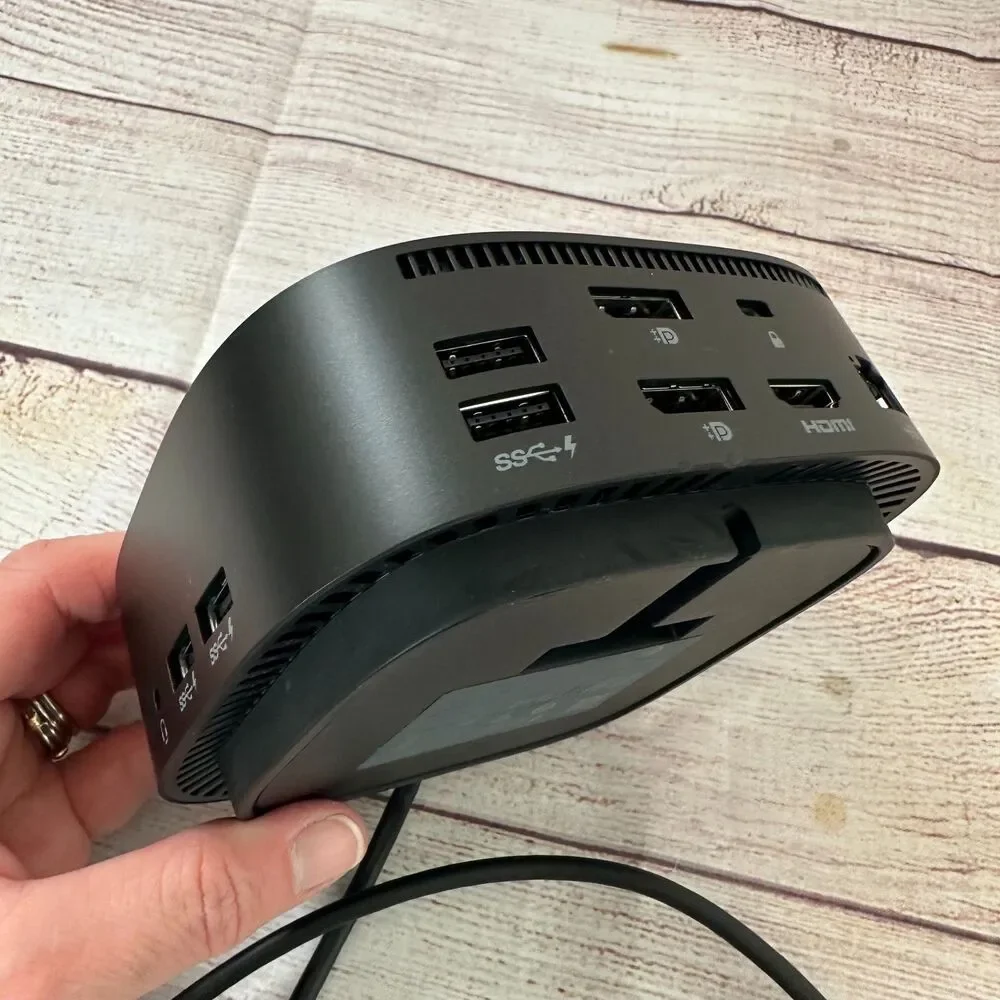 HP USB-C DOCK G5 HSN-IX02 docking station HDMI DP 4K Type-C No AC Cord T3222 - Picture 2 of 4